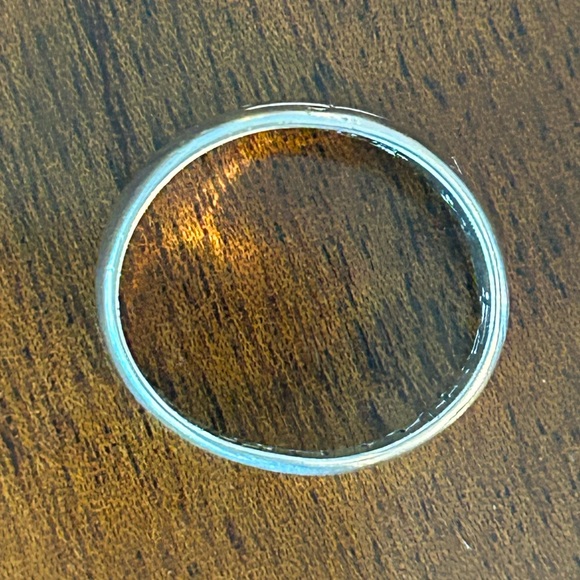 Sterling Silver Faith Engraved Ring Size 8 - Picture 4 of 6